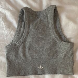 ALO Yoga Gray Crop Top